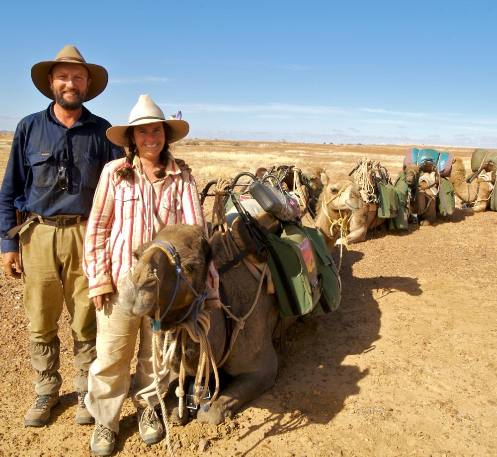 Central desert camel rides